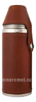       4-  8oz Hunter flask Tan (-)