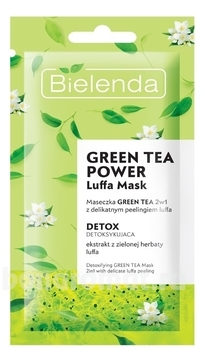         Green Tea Power Luffa Mask