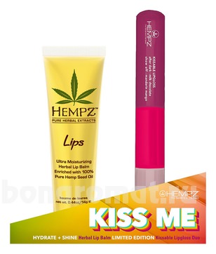    Kiss Me (  Herbal Lip Balm SPF15 14,5  Kissable Lipgloss Duo)