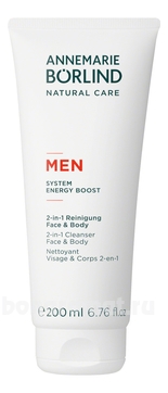       2  1 Men System Energy Boost Face & Body Cleanser