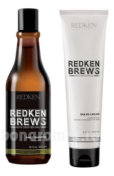  (   Brews Shave Cream +    Brews Daily Shampoo 300)