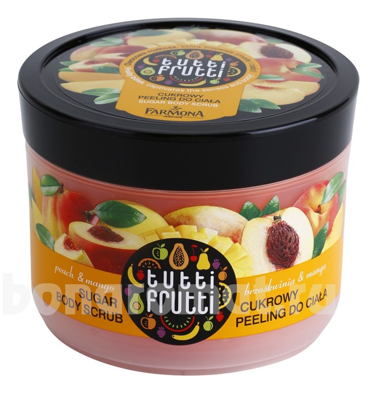    Tutti Frutti Peach & Mango Body Scrub (, )