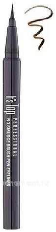   Top Professional No Smudge Brush Pen Eyeliner 0,6