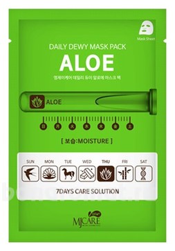   c    MJ Care Daily Dewy Mask Pack Aloe Moisture