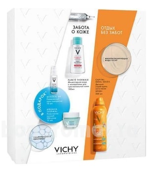      ( - - Ideal Soleil SPF50+ +   Purete Thermale Mineral 100 + - Mineral 89 Daily Booster 10 + -  