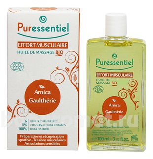       Effort Musculaire Huile de Massage Bio