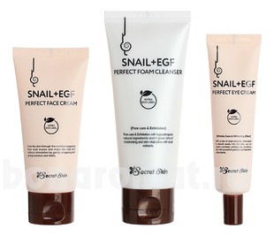  / Snail + EGF (   Perfect Foam Cleanser +  Perfect Face Cream 50 +  /   Perfect Eye Cream 30)