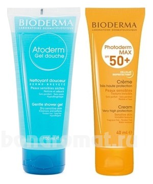  (     Photoderm Max Cream SPF50  / Atoderm Gel Douche Gentle Shower 100)