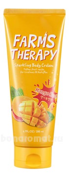    c   Farms Therapy Sparkling Body Cream Mango Rush