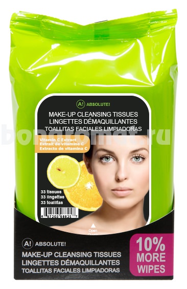     Make-Up Cleansing Tissues Vitamin C