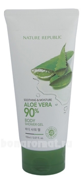         Soothing & Moisturizing Aloe Vera 90% Body Shower Gel