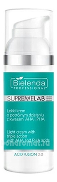       SupremeLab Acid Fusion 3.0 Light Cream With Triple Action With AHA And PHA Acids