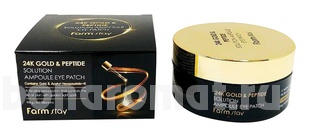        24-     24K Gold & Peptide Solution Ampoule Eye Patch 60