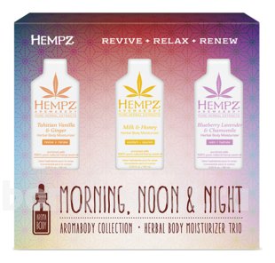    Morning, Noon & Night  (Tahitian Vanilla & Ginger Milk & Honey Blueberry Lavender & Chamomile)