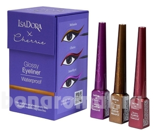     X Cherrie Glossy Eyeliner Trio (No 63 Melanin 3,7 + No 64 Cherie 3,7 + No 65 Amethyst 3,7)