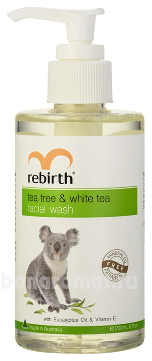           Tea Tree & White Tea Facial Wash
