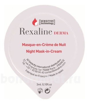  -     Derma Comfort Night Mask-in-Cream Sensitive Skin