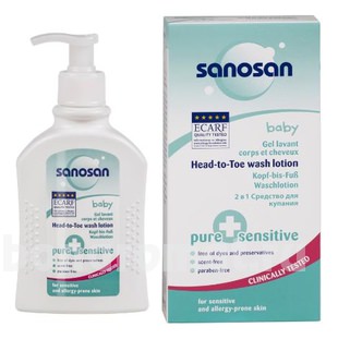      Pure Sensitive Baby Head-To-Toe Wash Lotion