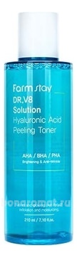       DR.V8 Solution Hyaluronic Acid Peeling Toner
