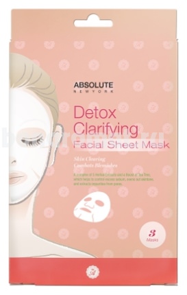      Absolute Detox Clarifying Facial Sheet Mask