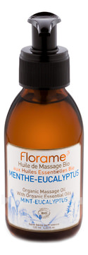      Huile De Massage Bio Menthe-Eucalyptus (-)