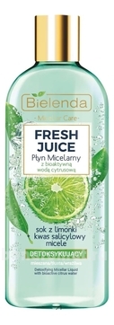      Fresh Juice Detoxifying Micellar Liquid With Bioactive Citrus Water