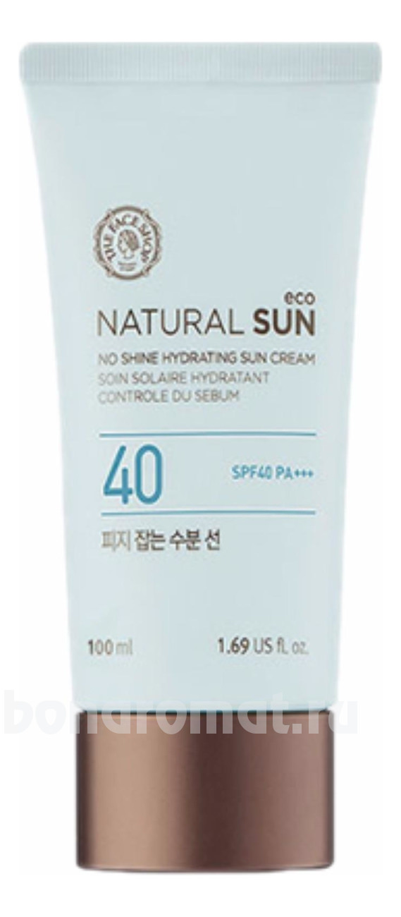      Natural Sun Eco No Shine Hydrating Sun Cream SPF40 PA
