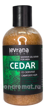 -       Cedar Shower Gel-Scrub For Men