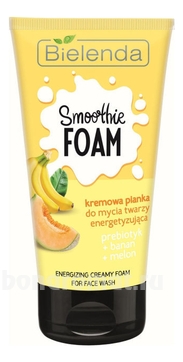        +  +  Smoothie Prebiotic Energizing Creamy Foam For Face Wash