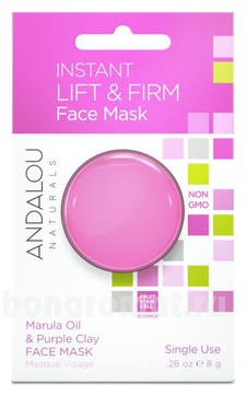     Instant Lift & Firm Face Mask Marula Oil & Purple Clay (    )