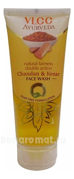       Ayurveda Natural Fairness Double Action Chandan & Kesar Face Wash