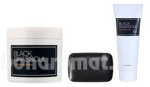      Black Ghassoul ( / Foam Cleansing Bar +     Tightening Mask 95 +  / Peel Off Nose Pack 50)