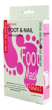        Foot Mask Natural Foot & Nail Moisture Pack