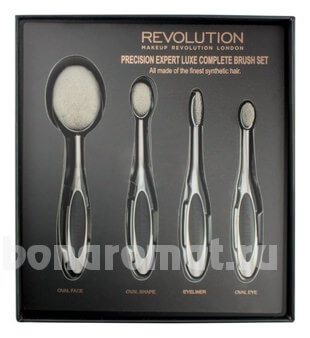     Precision Expert Luxe Complete Brush (Oval Face Brush Oval Shape Brush Eyeliner Brush Oval Eye Brush)