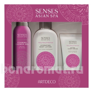  Senses Asian Spa Ylang Ylang & Patchouli ( / Foaming Shower Gel  / Hydrating Body Lotion 200  / Nutri Hand Cream 75)