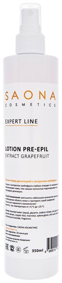       Expert Line Lotion Pre-Epil Extract Grapefruit