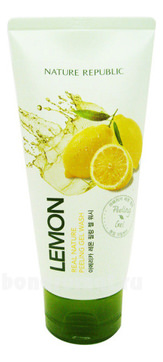 -      Real Nature Lemon Peeling Gel Wash