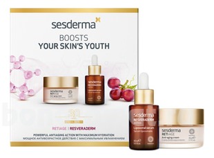     ( Reti Age Crema Antienvejecimiento +   Resveraderm Antiox Liposomal Serum 30)