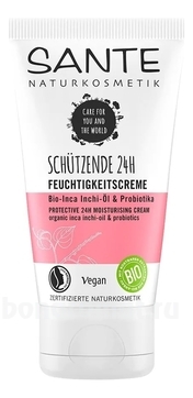      Schutzende 24H Feuchtigkeitscreme Bio-Inca Inchi-Ol & Probiotika