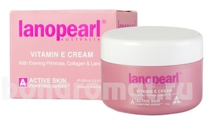    Aktive Skin Vitamin E Cream With Evening Primrose, Collagen & Lanolin