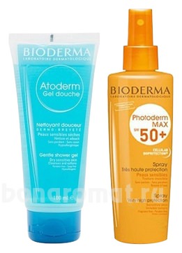  ( / Photoderm Max Spray SPF50  / Atoderm Gel Douche Gentle Shower)