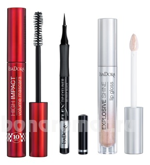    Instant Glam Gift Box ( / 10 Sec High Impact Volume +  / Flex Tip No80 +  / Explosive Shine Lip Gloss No81)