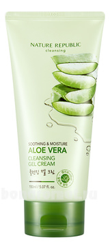 -       Soothing & Moisture Aloe Vera Cleansing Gel Cream
