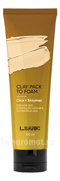 -        Cica & Enzymes Clay Pack To Foam