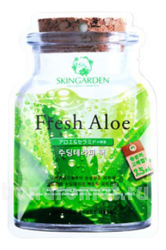        Skingarden Natural Cottony Therapy Pack Fresh Aloe