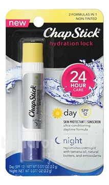    "   " Skin Protectant & Sunscreen Hydration Lock Day & Night Lip Balm SPF12 4,4