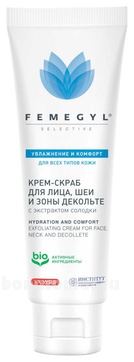 -  ,        Hydration And Comfort Exfoliating Cream For Face, Nack And Decollete