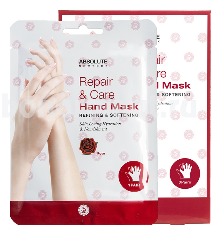 -      Repair & Care Hand Mask Refining & Softening Rose