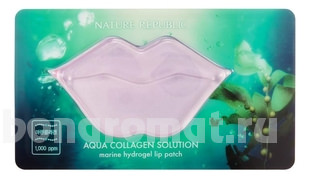 -      Aqua Collagen Solution Marine Hydrogel Lip Patch 9,5