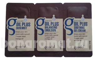 - Goodal Super Seed Oil Plus (skin mist 12,5 balancing emulsion 12,5 soothing gel cream)
